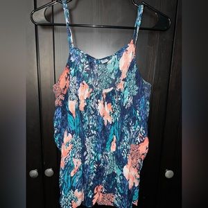 Old navy womens floral tank top